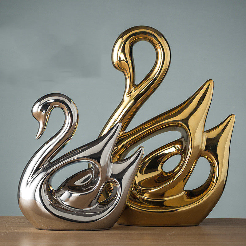 Maison's Luxe Gold Tree Sculpture
