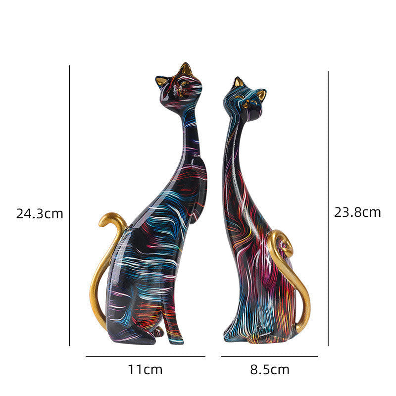 Ornements de chat Mobilier de salon Décorations douces