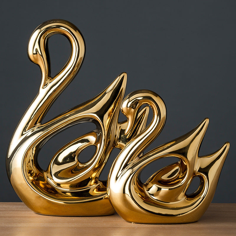 Maison's Luxe Gold Tree Sculpture