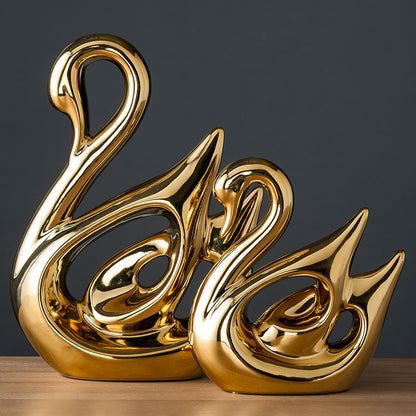 Maison's Luxe Gold Tree Sculpture