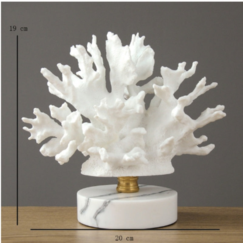 Maison's White Coral Marble Sculpture