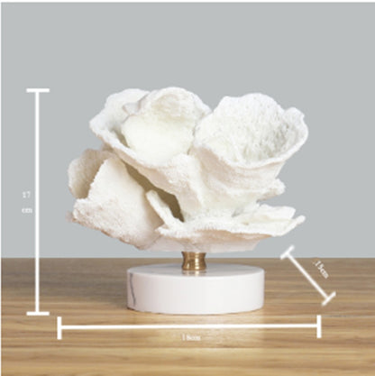 Maison's White Coral Marble Sculpture