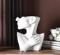 Maison's Abstract Face Flower Vase