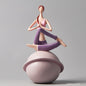 Maison's Modern Ceramic Yoga Girl Figurine