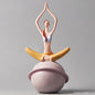 Maison's Modern Ceramic Yoga Girl Figurine