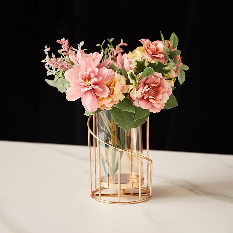 Romantic Gold Candle Holder
