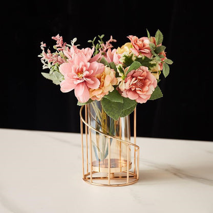 Romantic Gold Candle Holder