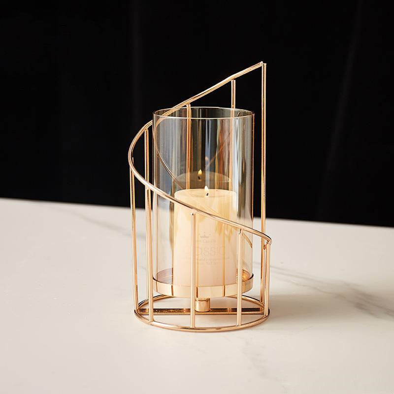 Romantic Gold Candle Holder