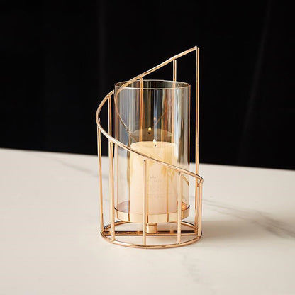 Romantic Gold Candle Holder