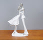 Maison's White Family Cycle Figurines