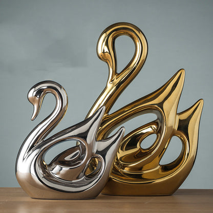 Maison's Luxe Gold Tree Sculpture
