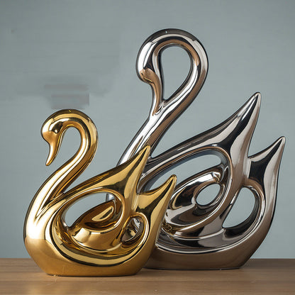 Maison's Luxe Gold Tree Sculpture