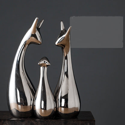 Maison's Luxe Gold Tree Sculpture