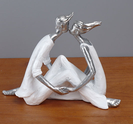 Maison's White Family Cycle Figurines