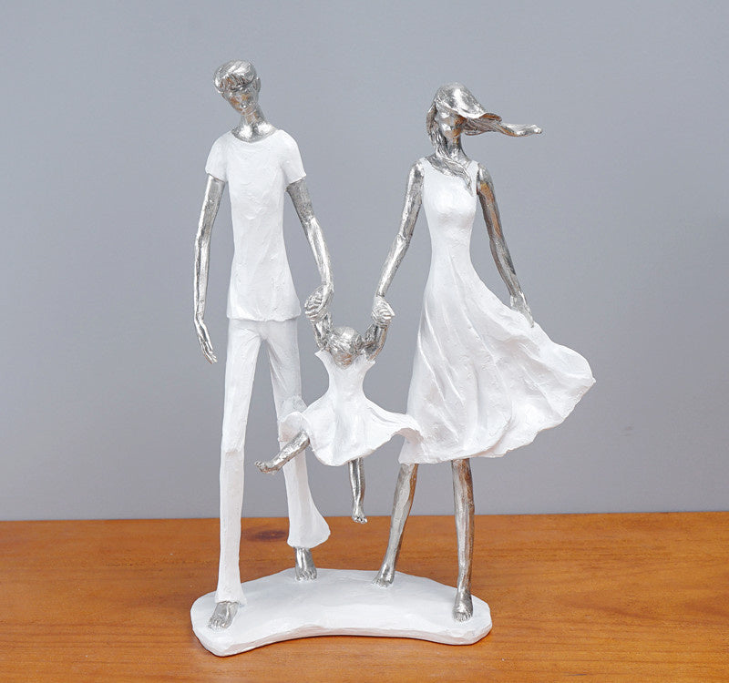 Maison's White Family Cycle Figurines