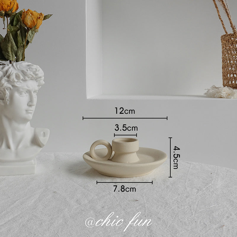 Abstract Neutral Ceramic Vases