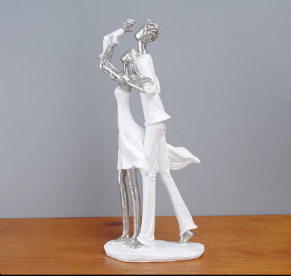 Maison's White Family Cycle Figurines