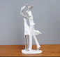 Maison's White Family Cycle Figurines