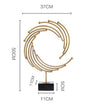 Maison's Golden Geometric Table Decor