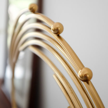 Maison's Golden Geometric Table Decor